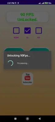 90 Fps tool  unlock 90fps android App screenshot 0