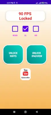 90 Fps tool  unlock 90fps android App screenshot 1